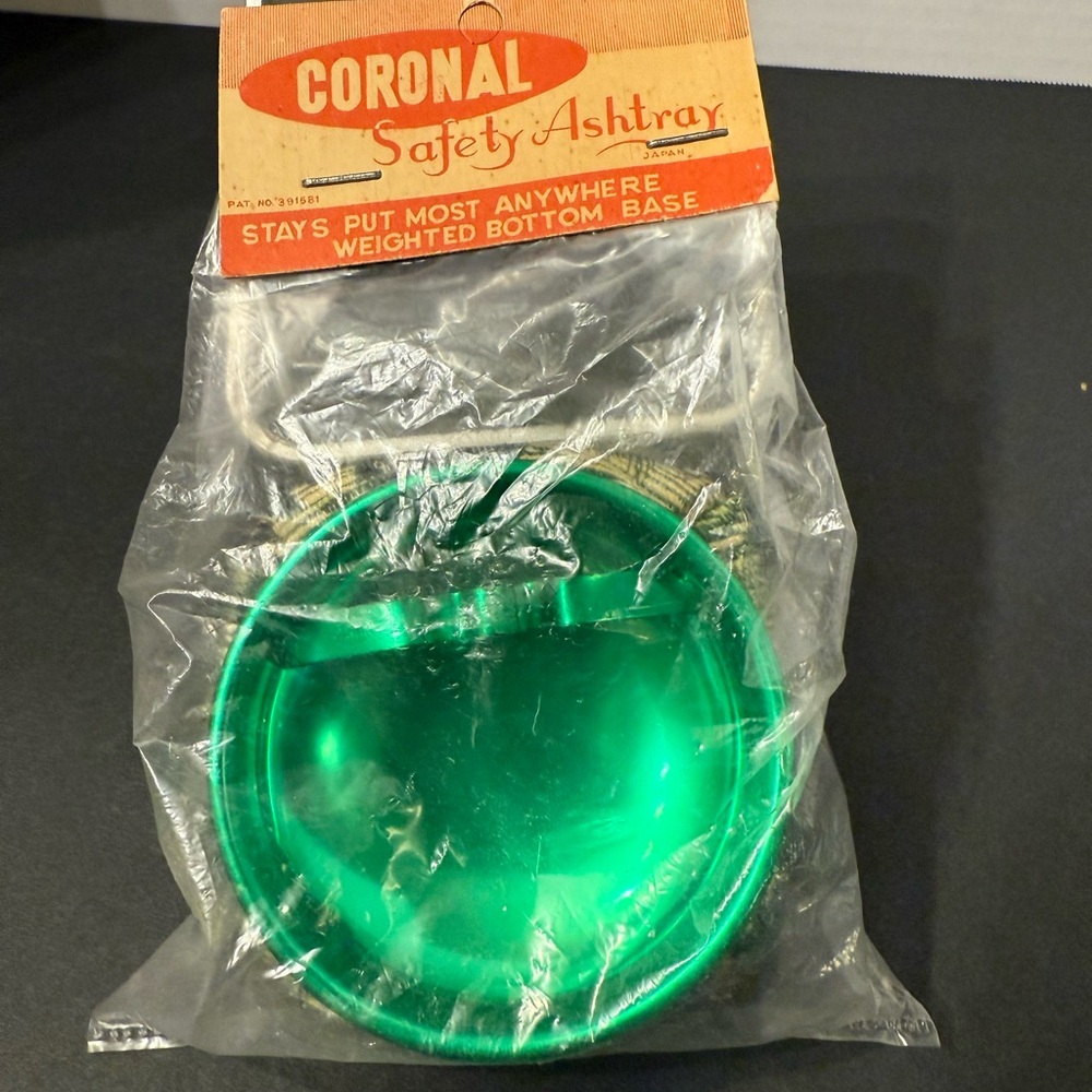Corona Green Safety Ashtray